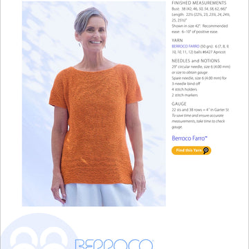 Berroco Catskill Jumper Knitting Pattern