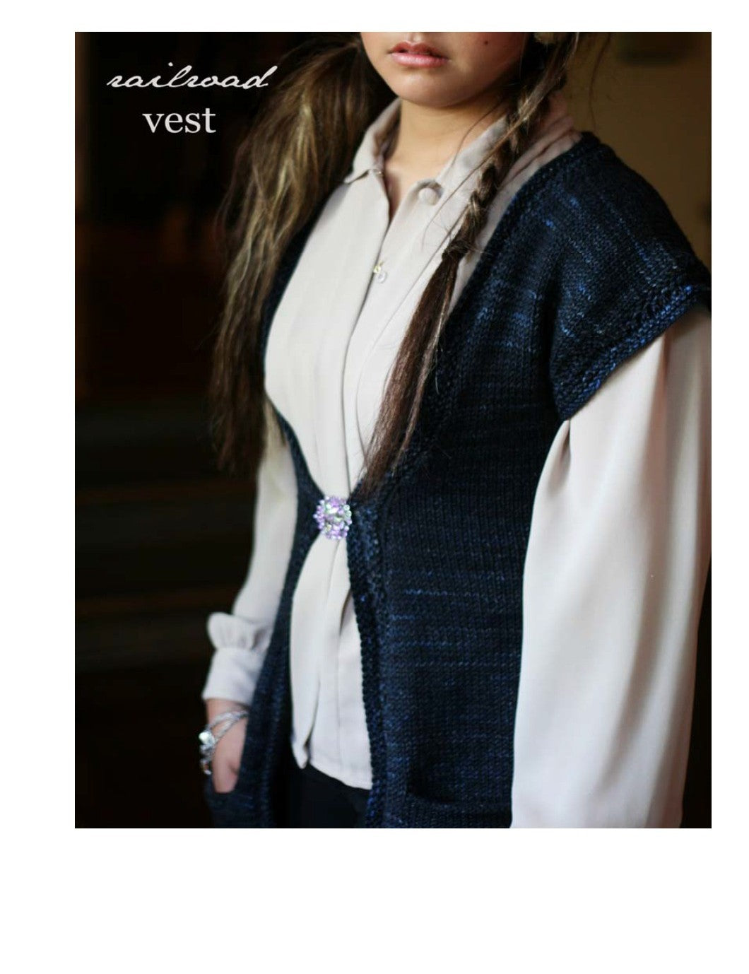 Madelinetosh Railroad Vest Knitting Pattern