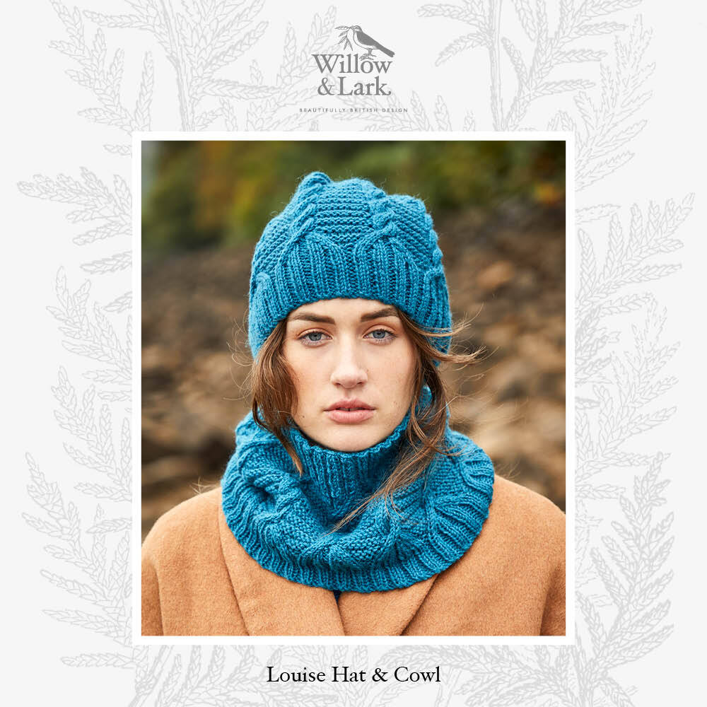 Willow & Lark Louise Hat & Cowl Knitting Pattern