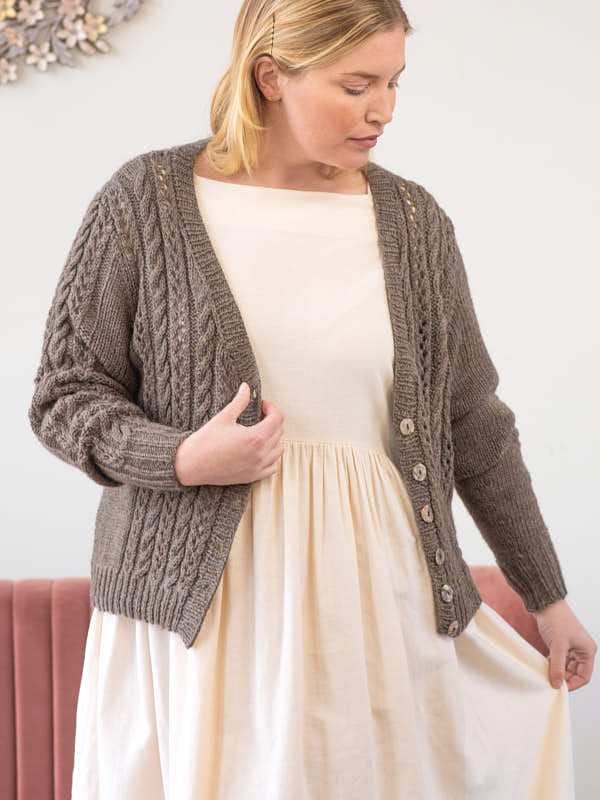 Rosewood Cardigan Knitting Pattern