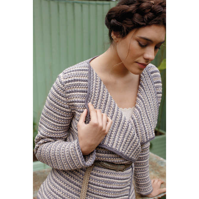 Rowan Nikau Cardigan Crochet Pattern