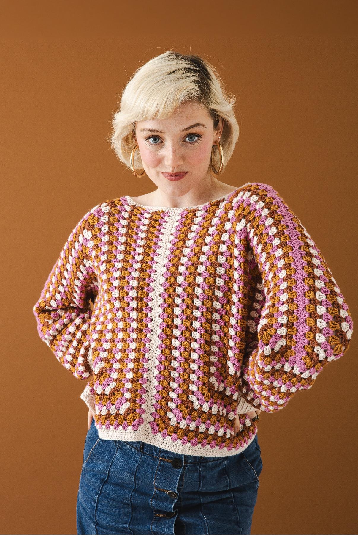 Hexagon Crochet Sweater
