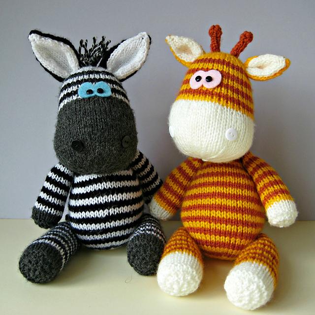 Gerry Giraffe and Ziggy Zebra