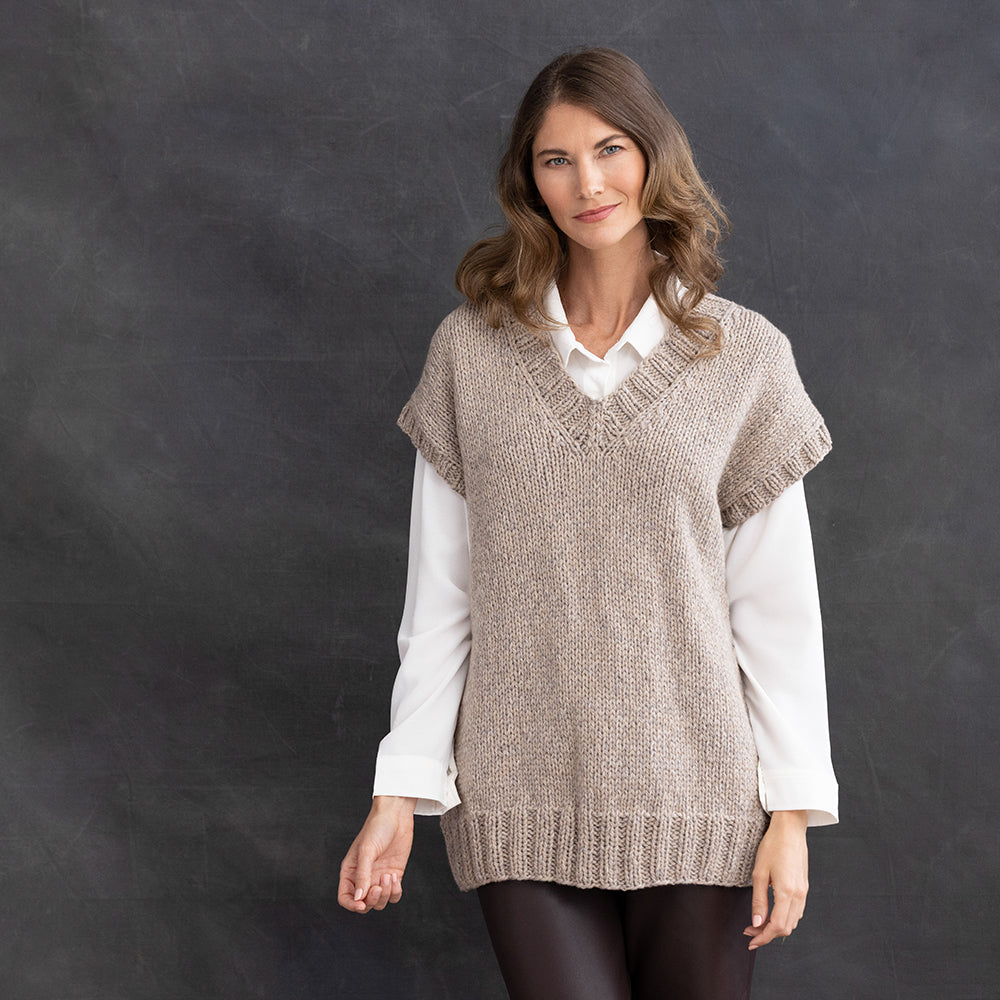 String Corinne Vest Knitting Pattern