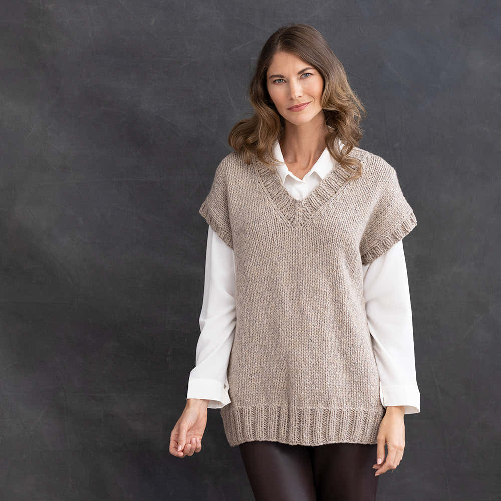 String Corinne Vest Knitting Pattern