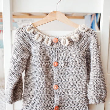 Petal Collar Cardigan