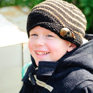 Buttoned Beanie