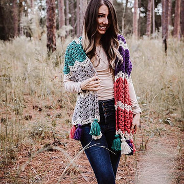 Wander Easy Crochet Shawl
