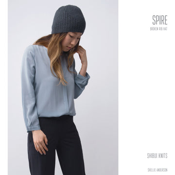 Shibui Knits Spire Hat Knitting Pattern