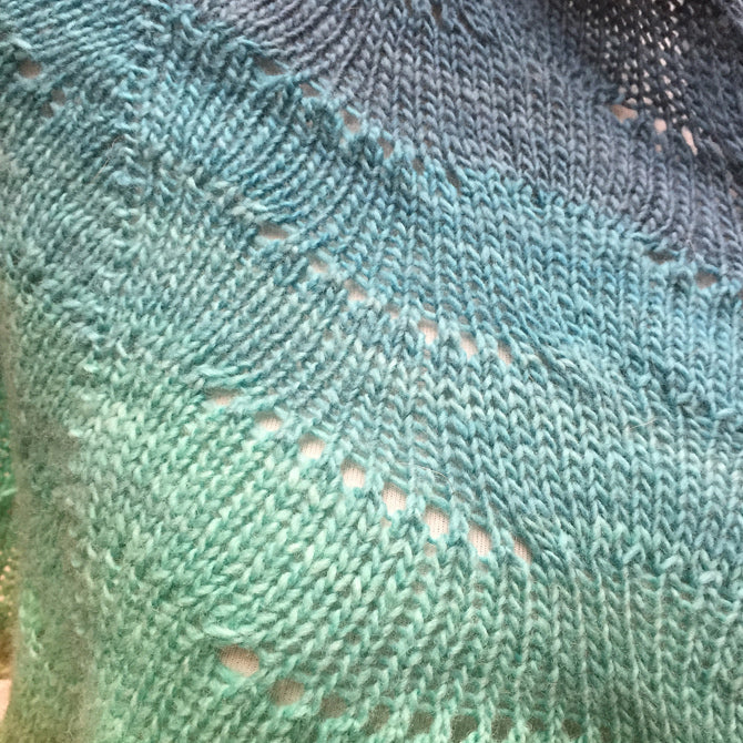 Freia Fine Handpaints Shifting Sands Shawl Knitting Pattern