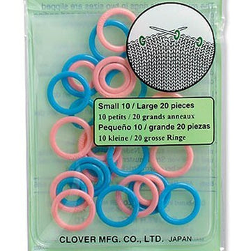 Clover Stitch Marker Rings
