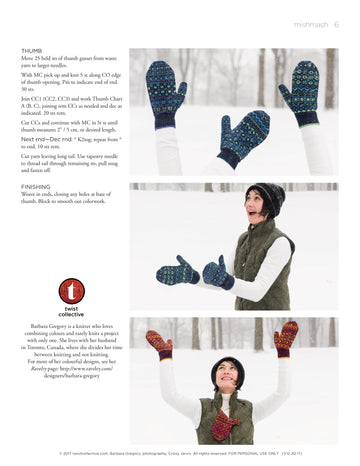 Twist Collective Mishmash Mittens Knitting Pattern