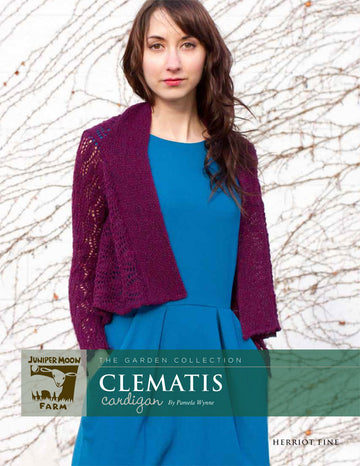 Clematis Cardigan Knitting Pattern