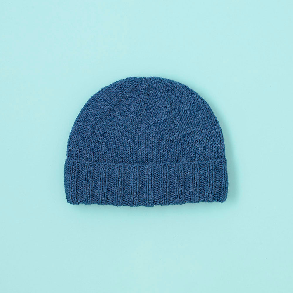 Paintbox Yarns Beginners Beanie Hat Knitting Pattern