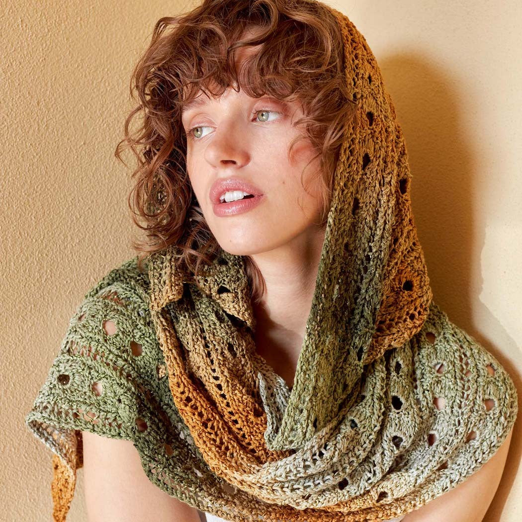 Lang PTO50-05 Shawl Wrap Knitting Pattern