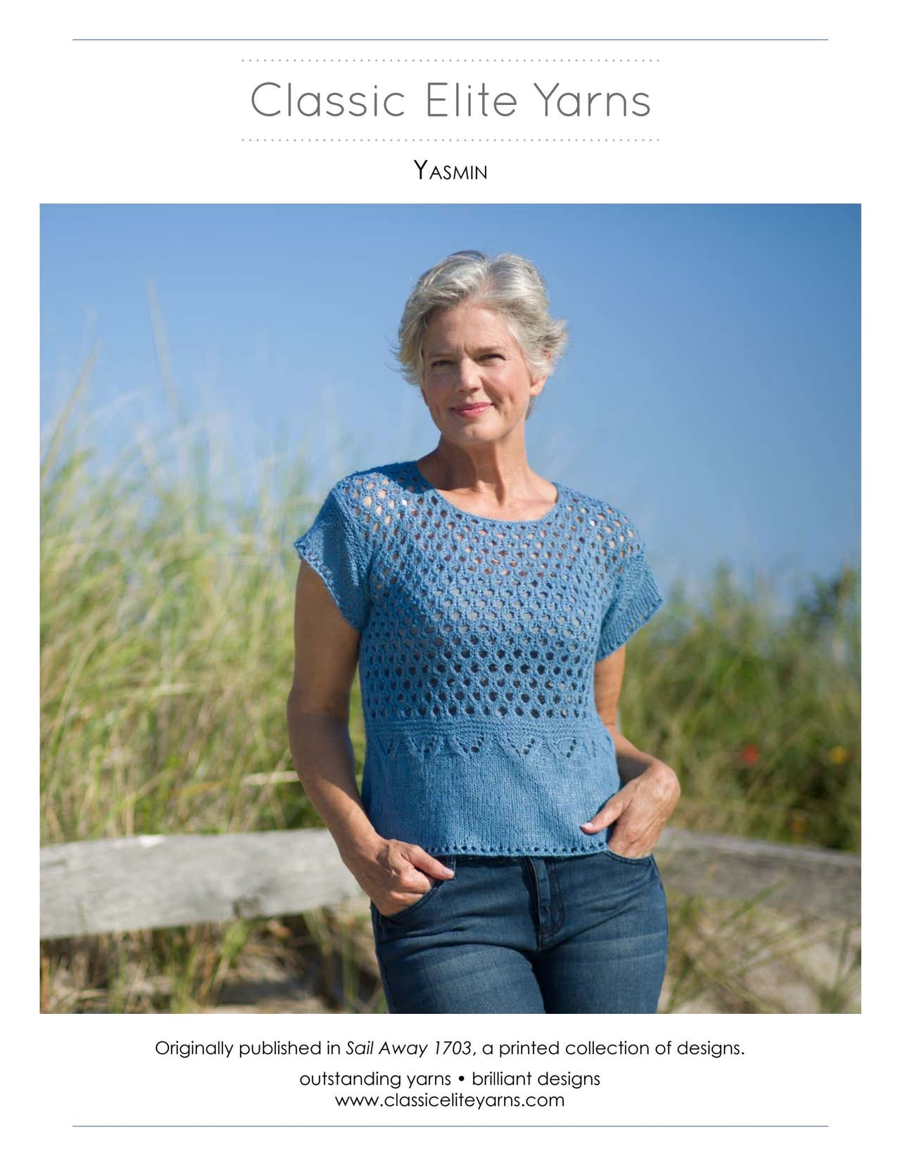 Classic Elite Yarns Yasmin Jumper Knitting Pattern