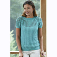 Tahki Yarns Dazzling Mesh Top Knitting Pattern