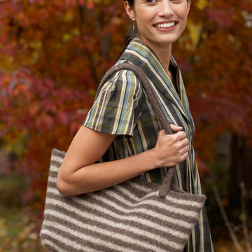 Windy City Tote Bag Knitting Pattern