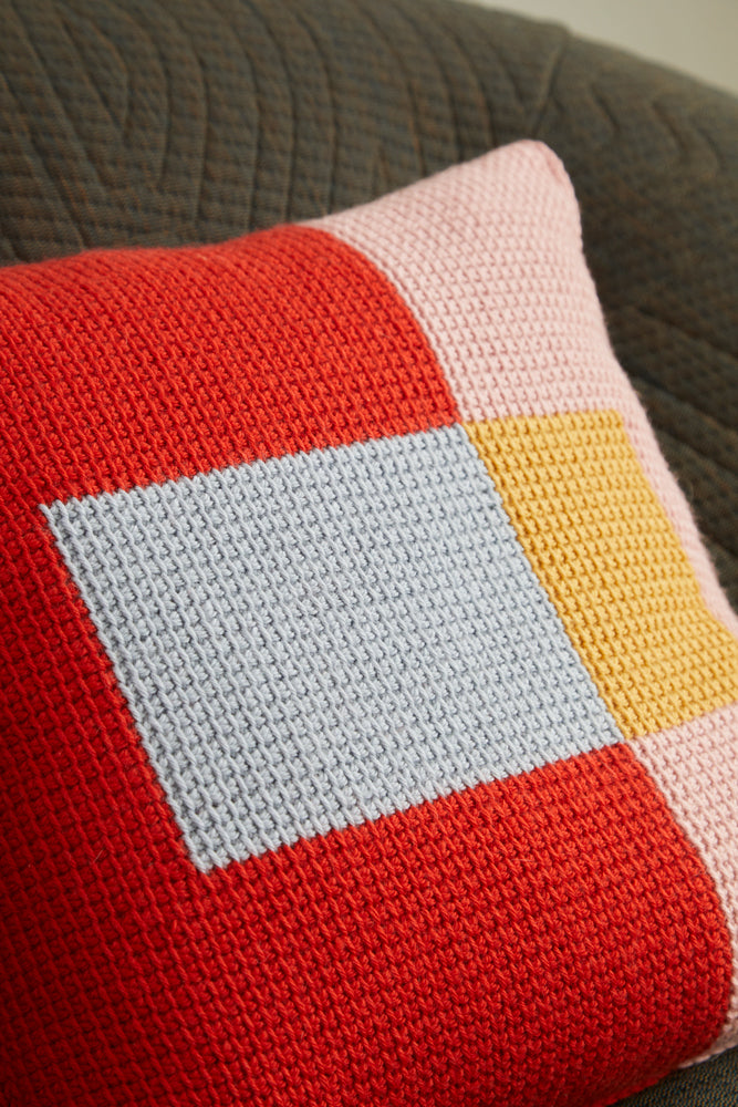 Debbie Bliss Colour Block Crochet Cushions Pattern