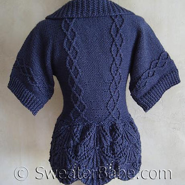 #106 Shawl-Collared Nipped-Waist Cardigan
