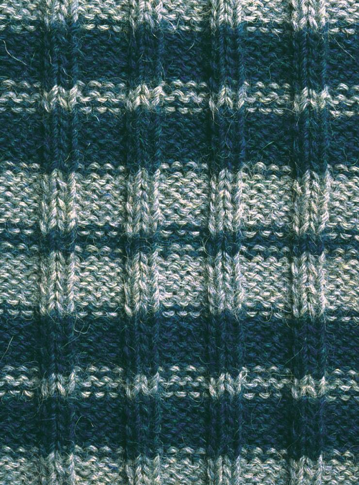Striped Reverse Rib Mock Turtleneck #114