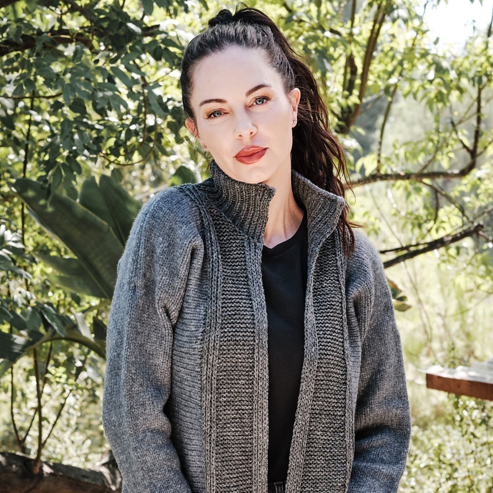 Trendsetter Yarns D Soffio & New York - Centered A-Line Ridge Cardigan