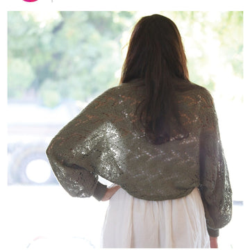 Classic Elite Yarns Lace Shrug Cardigan Knitting Pattern