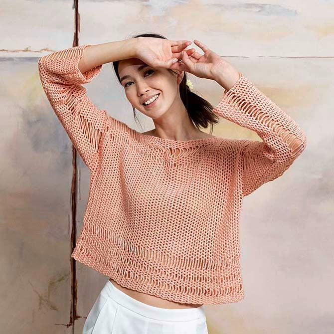 Lang 267-33 Sweater Jumper Crochet Pattern