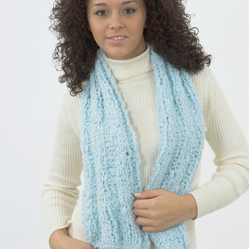 Ribbed Scarf Knitting Pattern