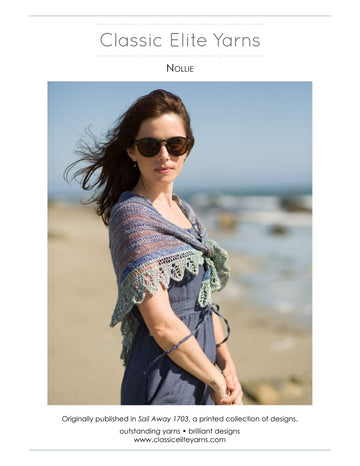 Classic Elite Yarns Nollie Wrap Knitting Pattern