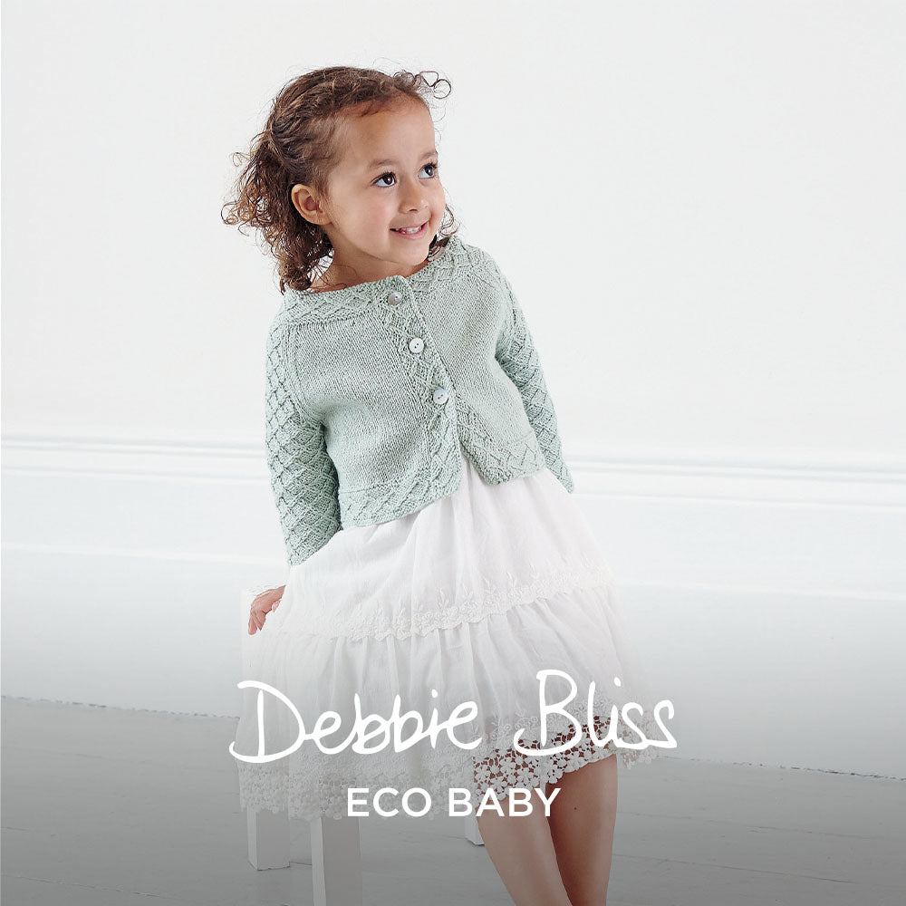 Debbie Bliss Jemima Trellis Stitch Cardigan Knitting Pattern
