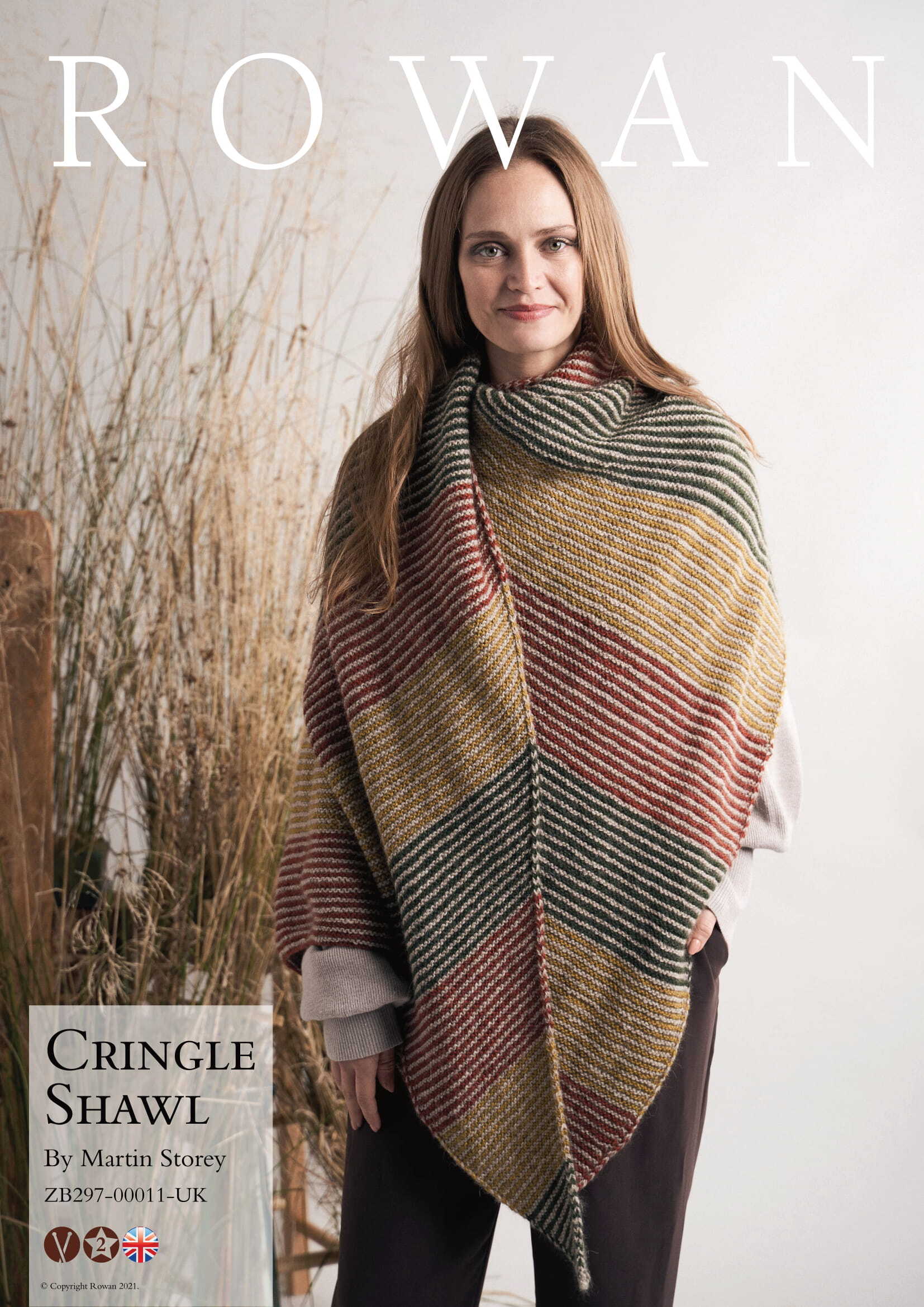 Rowan Cringle Shawl Wrap Knitting Pattern
