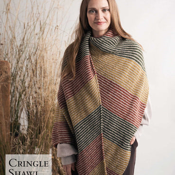 Rowan Cringle Shawl Wrap Knitting Pattern