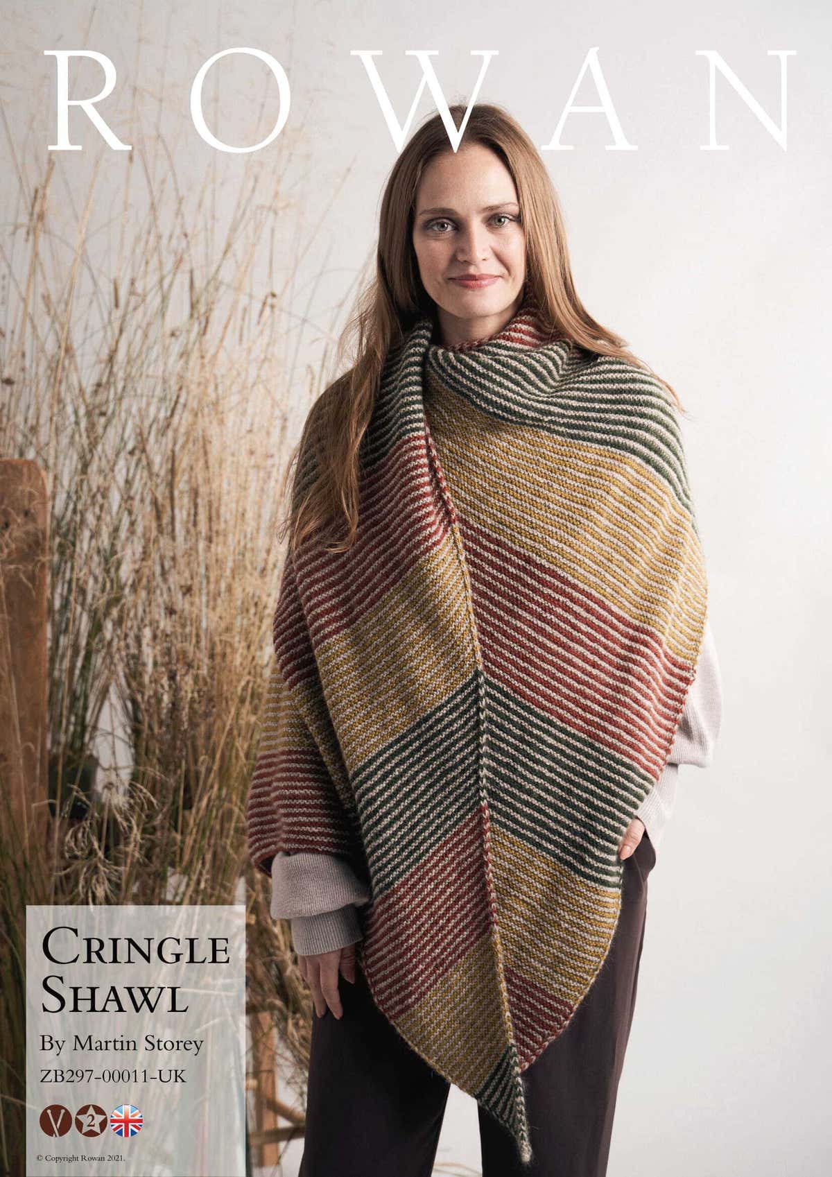 Rowan Cringle Shawl Wrap Knitting Pattern