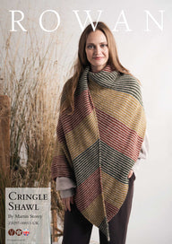 Rowan Cringle Shawl Wrap Knitting Pattern