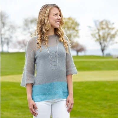 Valley Yarns Selma Pullover Knitting Pattern
