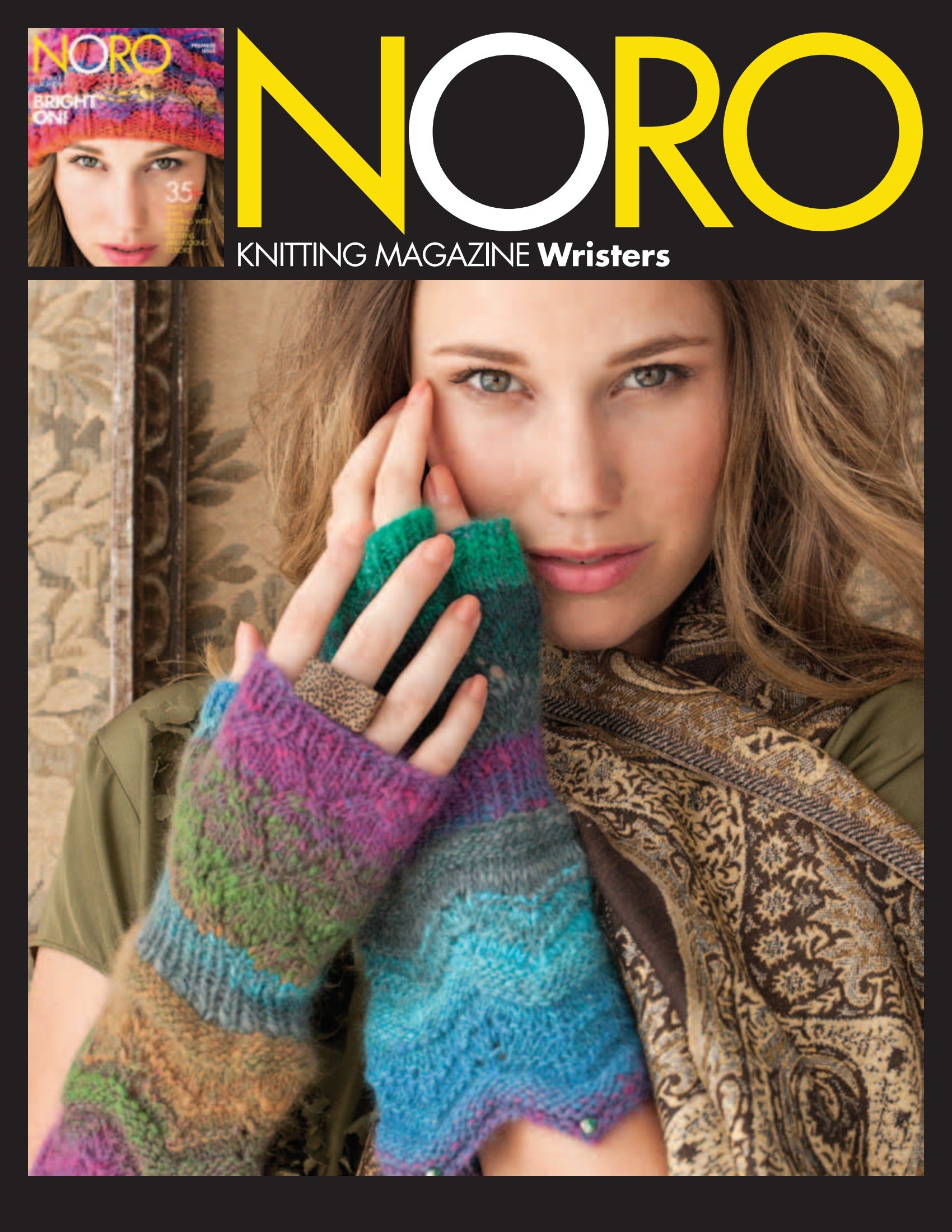 Noro Wristers Gloves Knitting Pattern