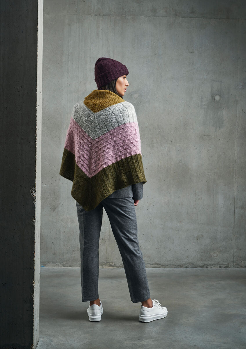Rowan The City Shawl Wrap Knitting Pattern