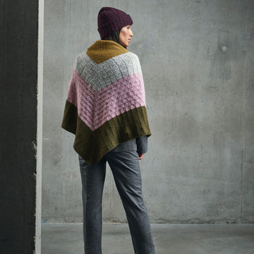 Rowan The City Shawl Wrap Knitting Pattern