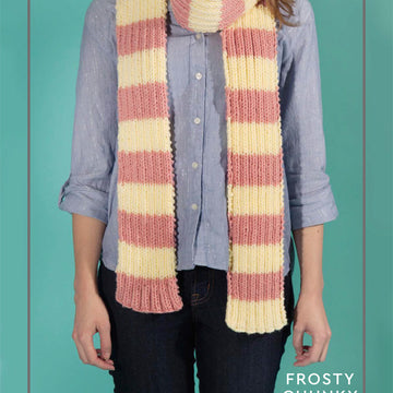 Paintbox Yarns Frosty Chunky Scarf Knitting Pattern