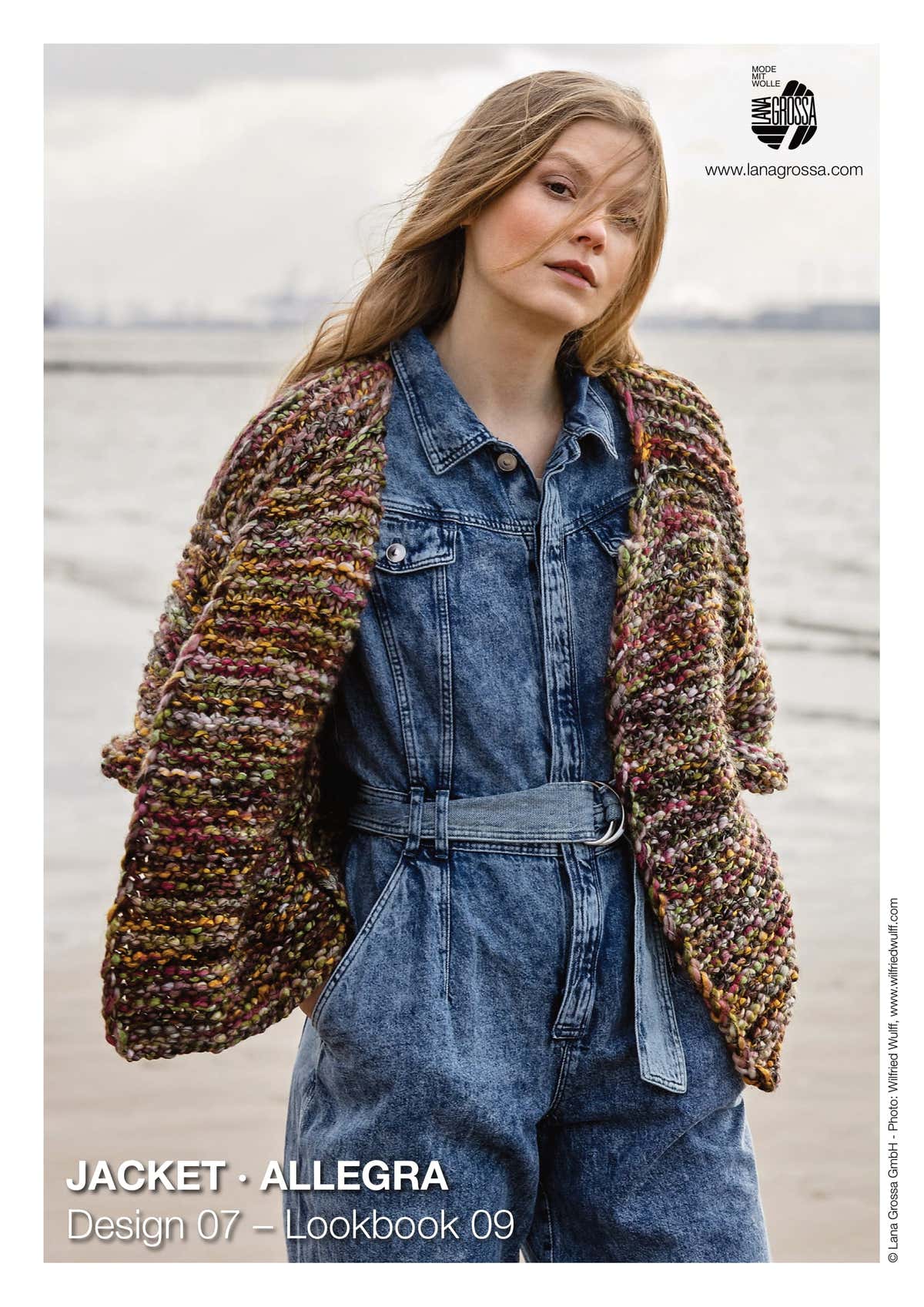 Lana Grossa Jacket Cardigan Knitting Pattern