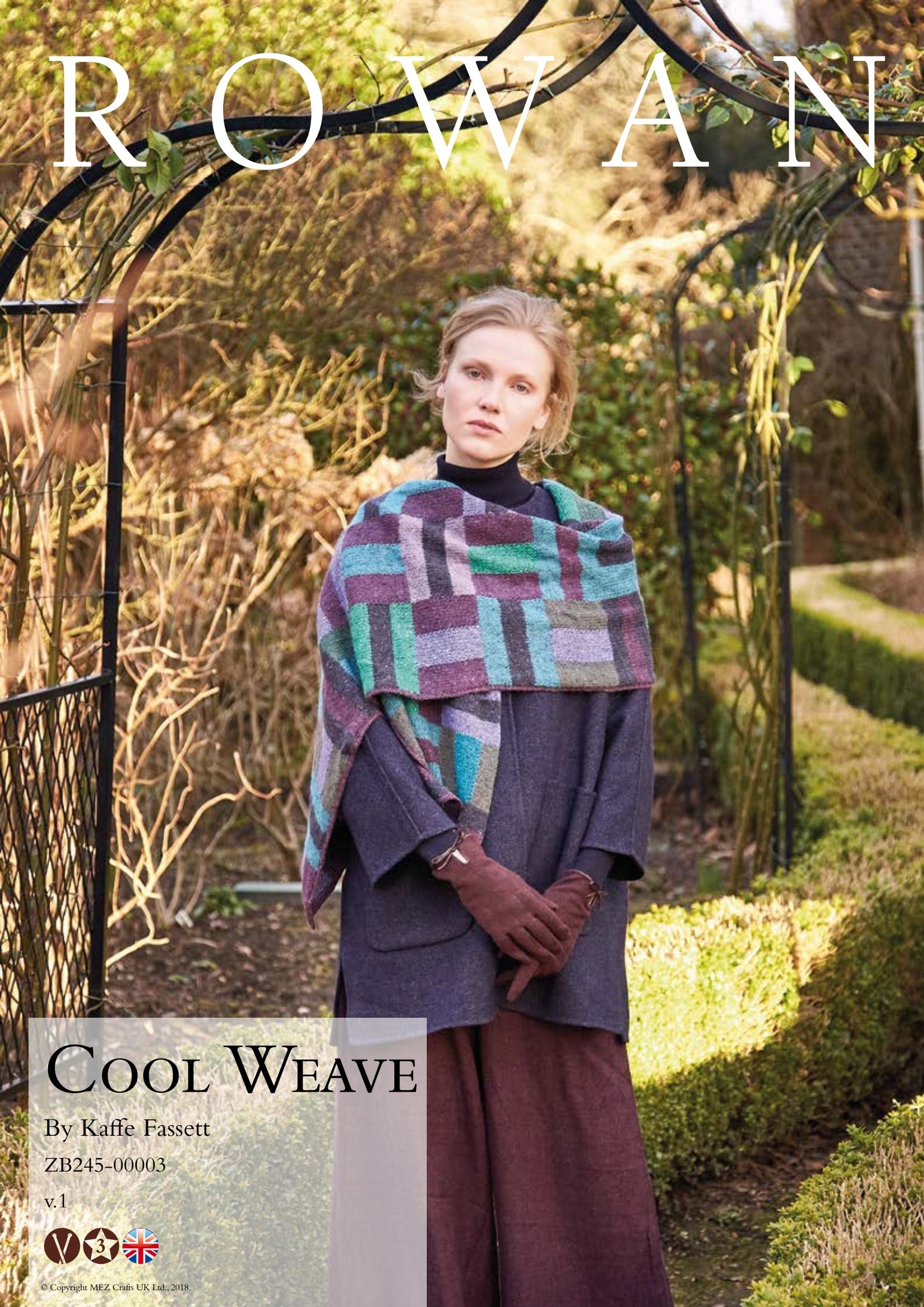 Rowan Cool Weave Wrap Knitting Pattern