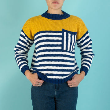 Paintbox Yarns Beach Breeze Pullover Knitting Pattern