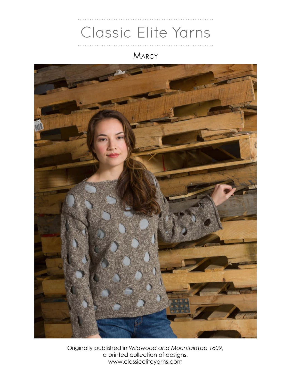 Classic Elite Yarns Marcy Jumper Knitting Pattern