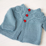 Valley Yarns Harper Baby Cardigan Knitting Pattern