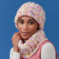 Tahki Yarns Bancroft Hat & Cowl Knitting Pattern