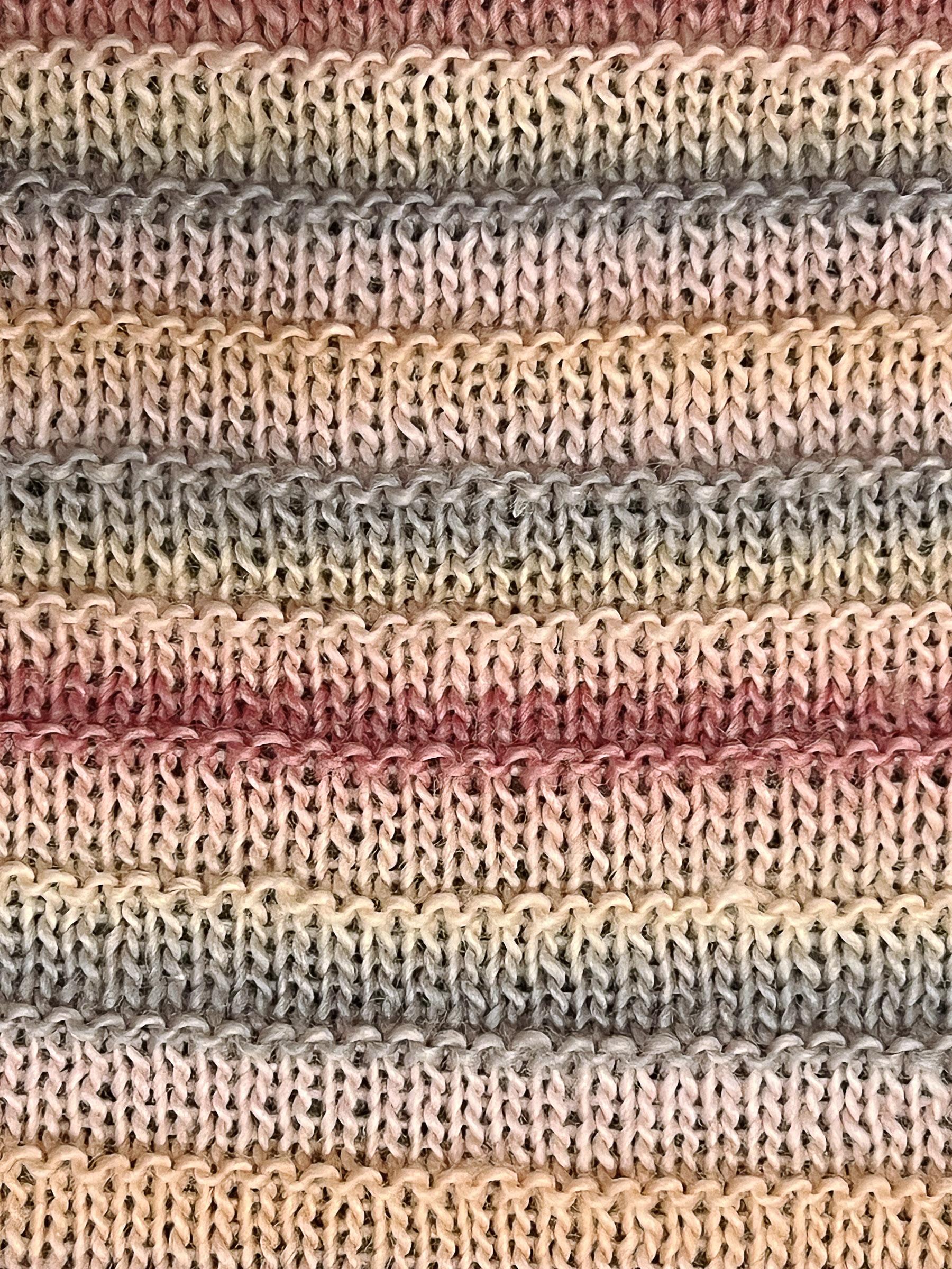 Easy Knit Triangle Shawl