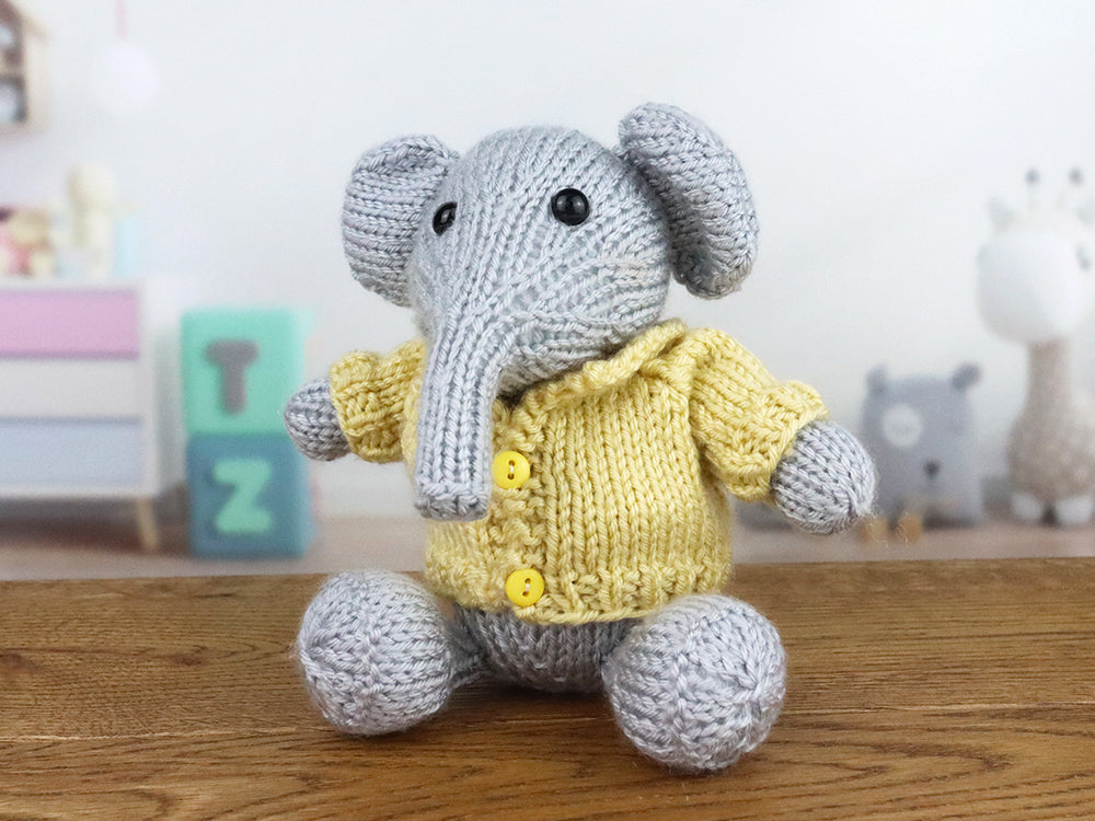 Deramores Elephant Deramores Studio DK Toy Knitting Pattern