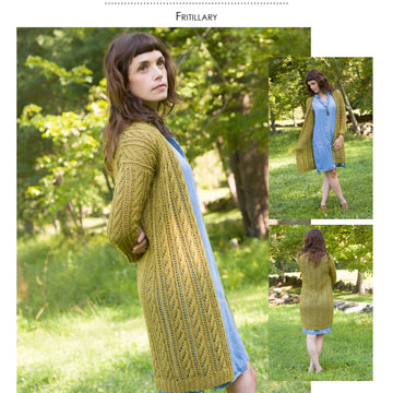 Classic Elite Yarns Fritillary Cardigan Knitting Pattern