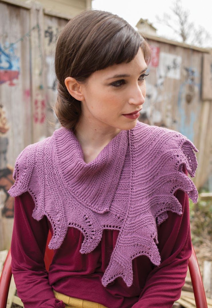 Dabotap Shawl in Berroco Cosma - 348-1 PDF (Free)